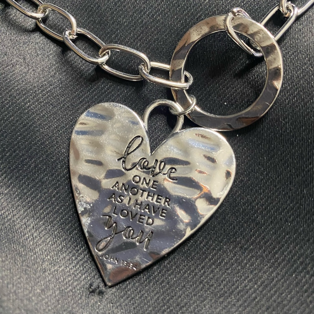 Brotherly Love Silver Necklace